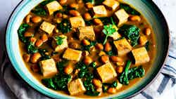 Maafe Nkukuma (groundnut Spinach Stew)