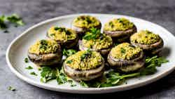 Maftoul Stuffed Mushrooms (فطر محشو بالمفتول)