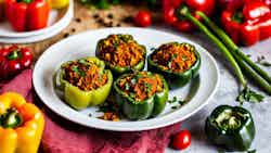 Mahshi Fil Fil (stuffed Bell Peppers With Algerian Spices)
