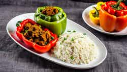 Mahshi Fil Fil (stuffed Bell Peppers With Rice And Meat)