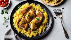 Makbous (fragrant Saffron Rice With Chicken)