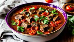 Makdous Bil Lahmeh (syrian Lamb And Eggplant Stew)