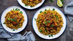 Makloubeh (spiced Lamb And Rice Pilaf)