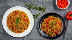 Malabo Jollof Rice With Smoked Fish