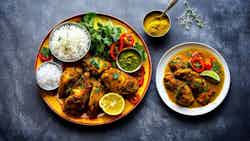 Malvani Style Chicken Thali