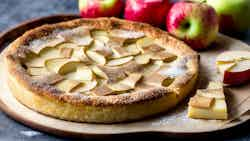 Manchego And Apple Crostata.