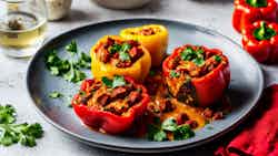Manchego And Chorizo Stuffed Bell Peppers