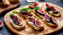 Manchego And Fig Crostini