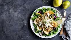 Manchego And Pear Salad With Sherry Vinaigrette