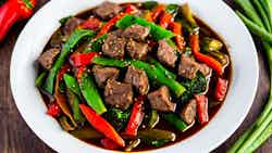 Mandalay Htamin Jin (mongolian-style Lamb Stir Fry)