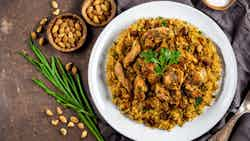 Mandi (omani Spiced Rice With Chicken And Nuts)