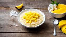 Mango And Coconut Rice Pudding