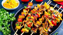 Mango Bbq Chicken Skewers