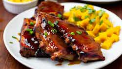 Mango Habanero Glazed Ribs