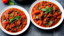 Maqloba (sudanese Eggplant And Tomato Stew)