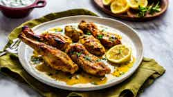 Marinated Bil Dajaj (grilled Spiced Chicken Drumsticks With Garlic Yogurt Sauce)