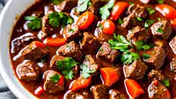 Marqooq (spicy Saudi Arabian Beef Stew)