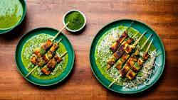 Matcha Green Tea Chicken Satay (Matcha Tori Satē)