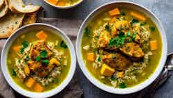 Mauritian Chicken And Rice Soup