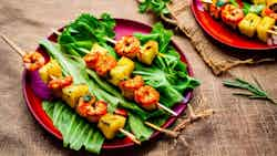 Mauritian Prawn And Pineapple Skewers