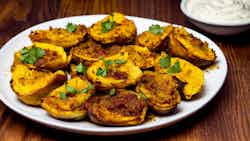 Meat Stuffed Plantains (tostones De Carne)