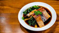 Mei Cai Kou Rou (stewed Pork Belly With Preserved Vegetables)