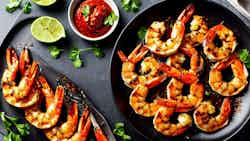 Mishkak (grilled Shrimp With Spicy Harissa Sauce)