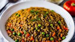 Mjaddara (lentil And Rice Pilaf)