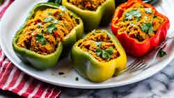 Moi Moi Stuffed Bell Peppers