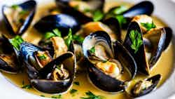 Monaco Mussels in White Wine Sauce (Moules monégasques à la sauce au vin blanc)