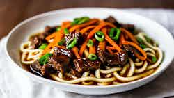 Mongolian Beef Udon (Mōkōrōn Gyū Udon)