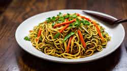 Mongolian Fried Noodles (Говьтай шөл)