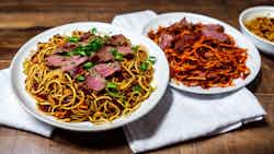 Montreal Smoked Meat Fried Noodles (蒙特利尔熏肉炒面)