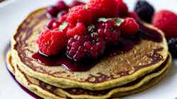 Mordovian Buckwheat Pancakes With Berry Compote