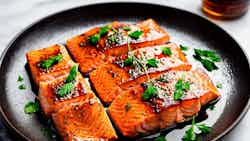 Mordovian Honey-glazed Salmon