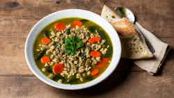 Mordovian Mushroom And Barley Soup