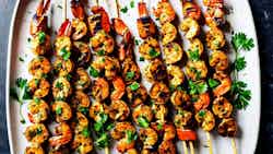 Moroccan Chermoula Grilled Shrimp Skewers