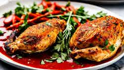 Moroccan Harissa Roasted Chicken