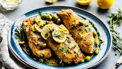 Moroccan Lemon And Olive Chicken