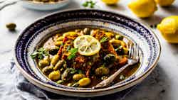 Moroccan Sardine Tagine With Preserved Lemon And Olives