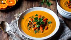 Moroccan Spiced Carrot And Orange Soup