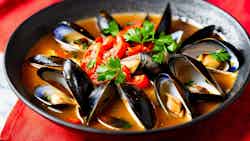 Mousehole Mussels In Tomato Broth