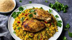 Mujaddara Bil Djej (syrian Spiced Rice With Chicken)