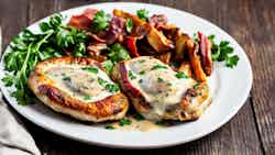 Mushroom And Bacon Stuffed Chicken Breast