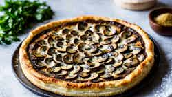 Mushroom And Manchego Tart