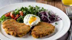 Namibian Chicken Schnitzel with Mielie Pap (Namibisches Hähnchenschnitzel mit Mielie Pap)