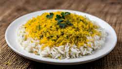 Nariyal Bhaat (fluffy Coconut Rice)