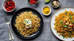 Nasi Goreng Ikan Asin (fried Rice With Salted Fish)