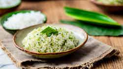 Nasi Pandan Kelapa (fragrant Pandan Coconut Rice)