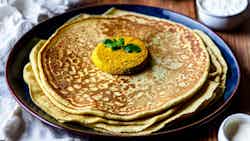 Neer Dosa With Sweet Coconut Filling (coconut And Jaggery Pancakes)